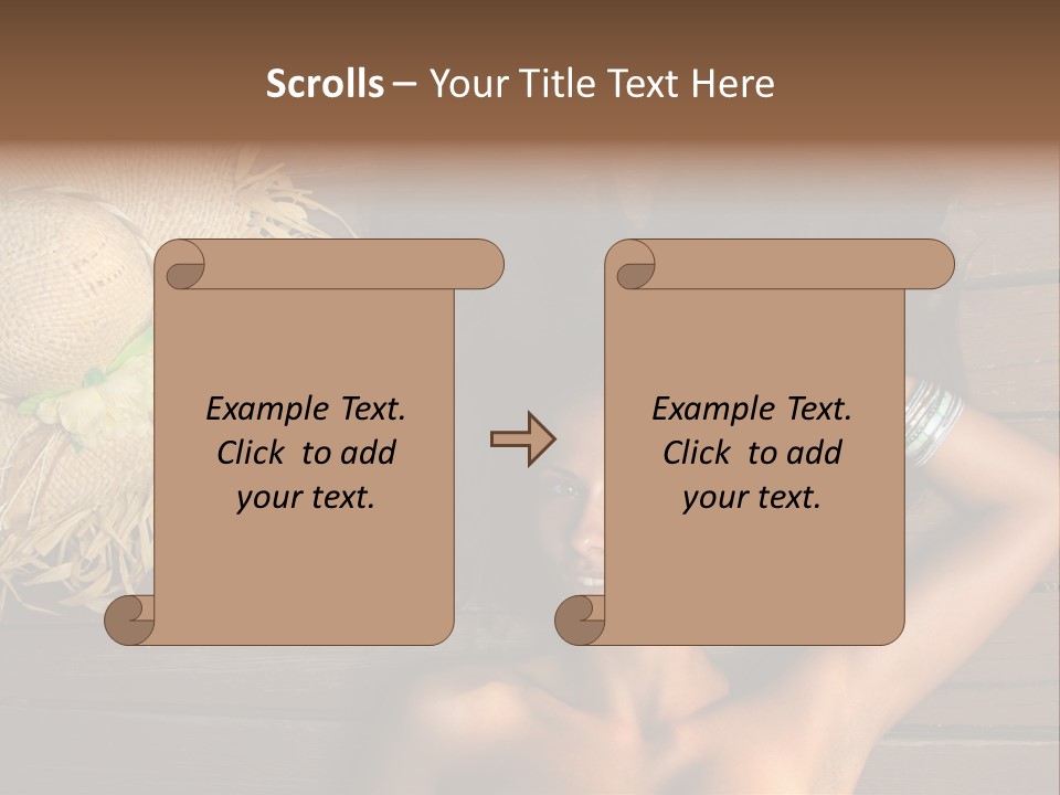 Exterior Lady Y PowerPoint Template