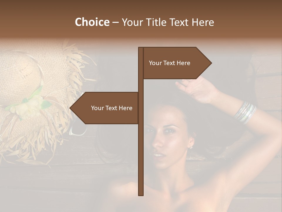 Exterior Lady Y PowerPoint Template