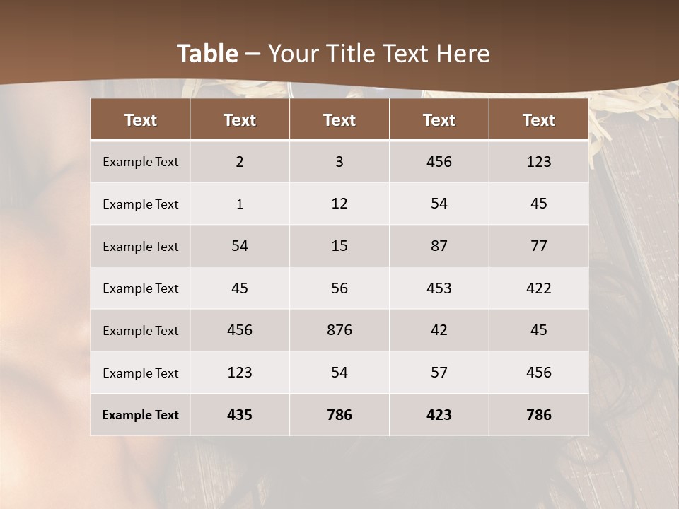Lying Caucasian Comfort PowerPoint Template