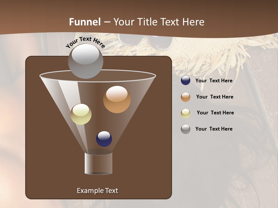 Lying Caucasian Comfort PowerPoint Template