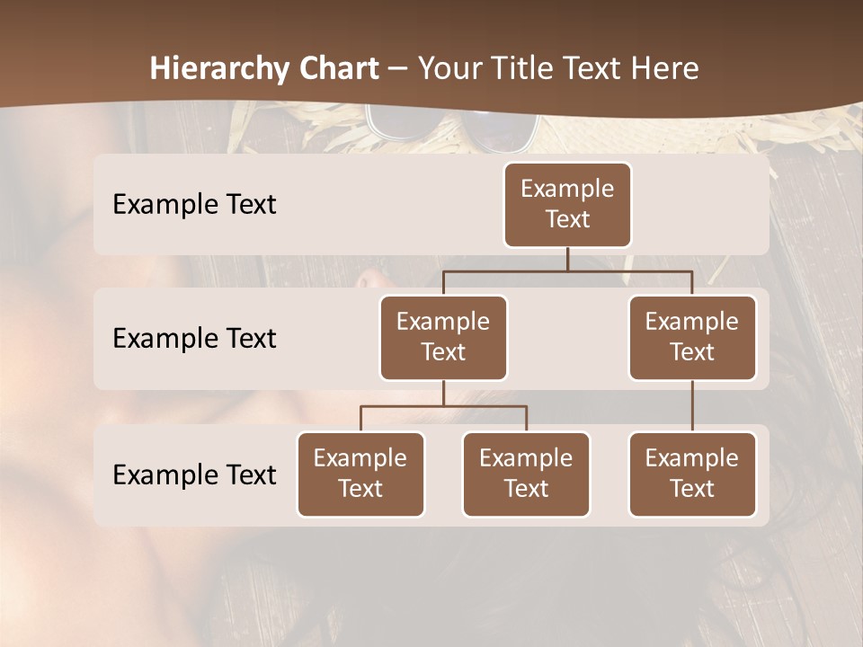 Lying Caucasian Comfort PowerPoint Template