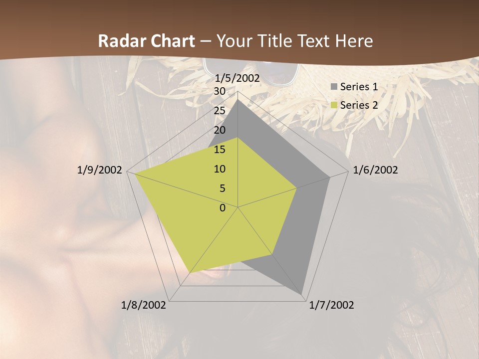 Lying Caucasian Comfort PowerPoint Template