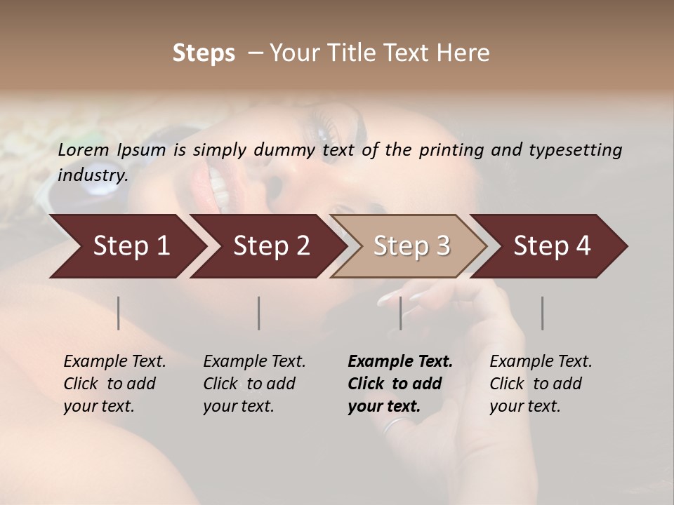 Beach Beauty Gorgeous PowerPoint Template
