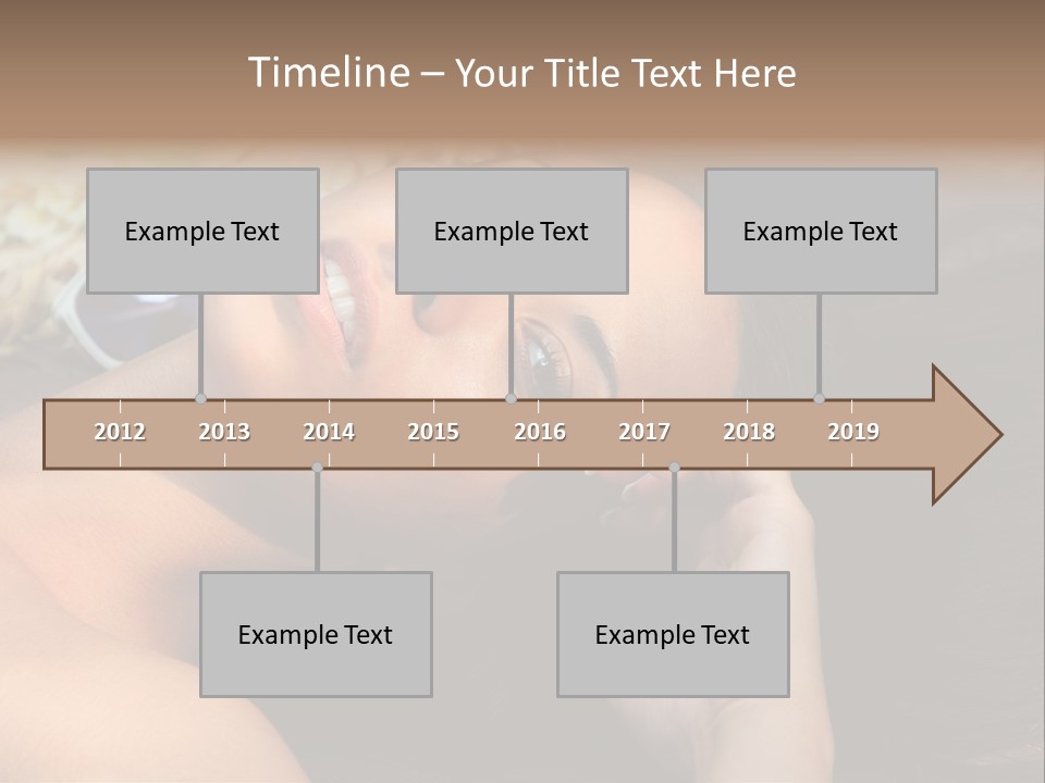 Beach Beauty Gorgeous PowerPoint Template