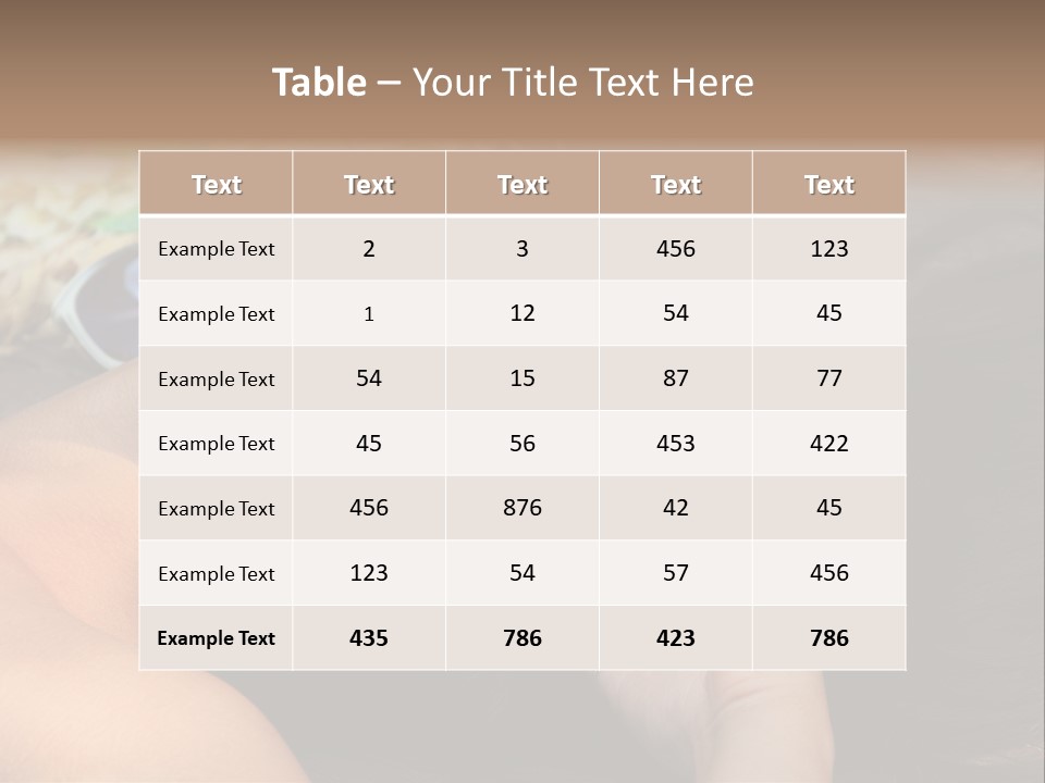 Beach Beauty Gorgeous PowerPoint Template