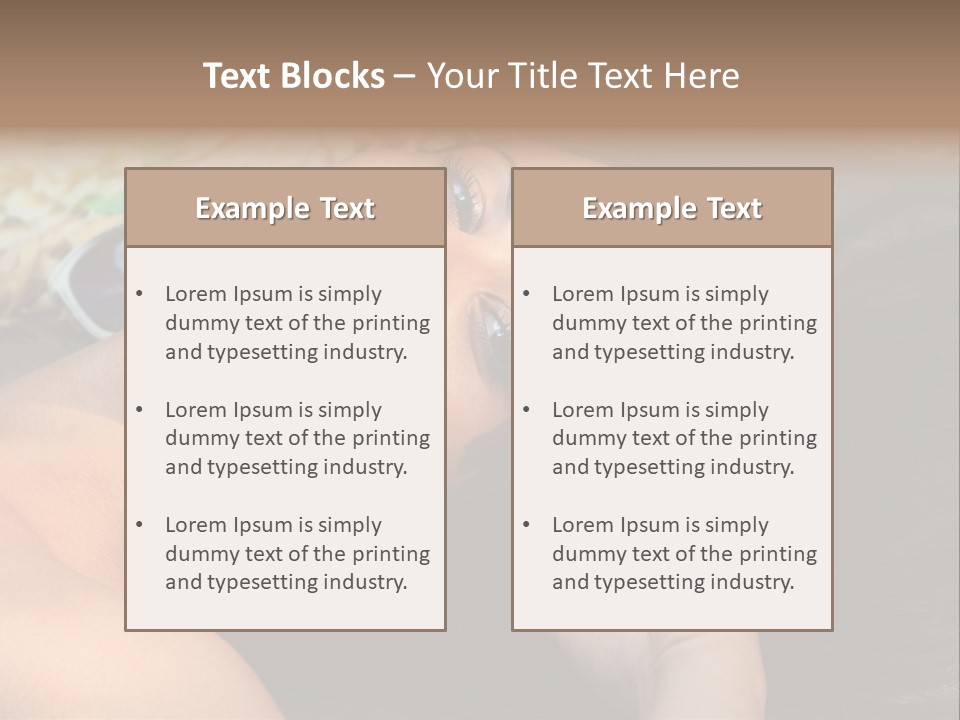 Beach Beauty Gorgeous PowerPoint Template