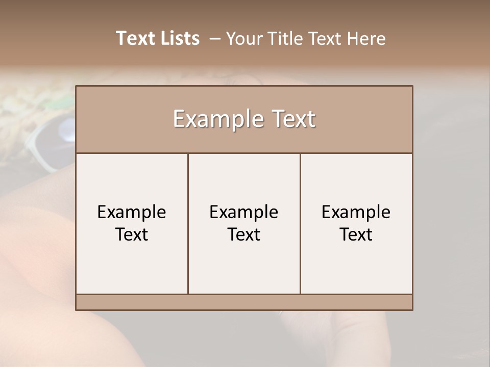 Beach Beauty Gorgeous PowerPoint Template