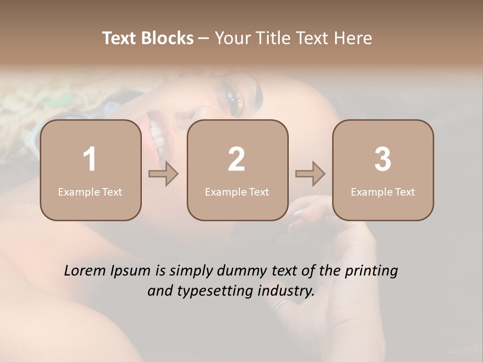 Beach Beauty Gorgeous PowerPoint Template