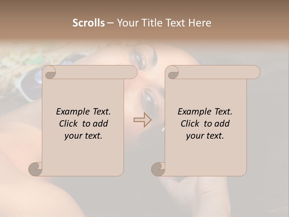 Beach Beauty Gorgeous PowerPoint Template