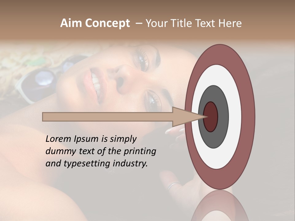 Beach Beauty Gorgeous PowerPoint Template