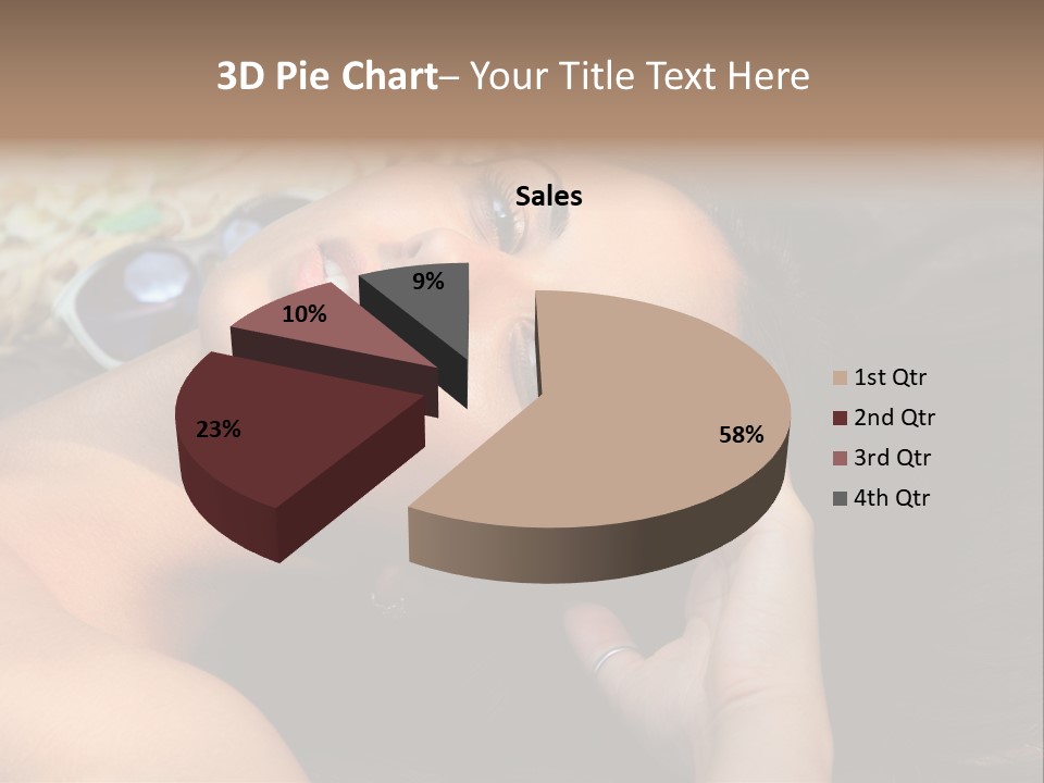 Beach Beauty Gorgeous PowerPoint Template