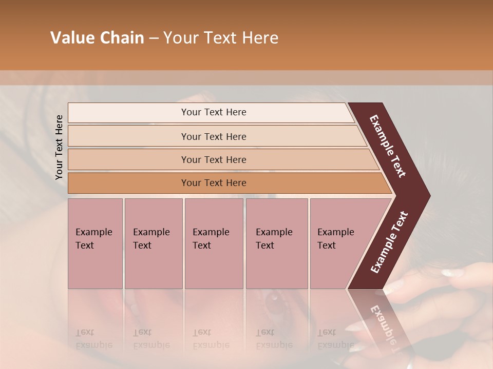 Curly Female Maldives PowerPoint Template