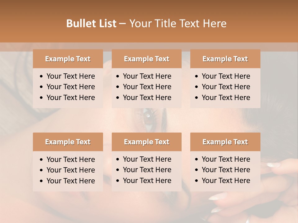 Curly Female Maldives PowerPoint Template