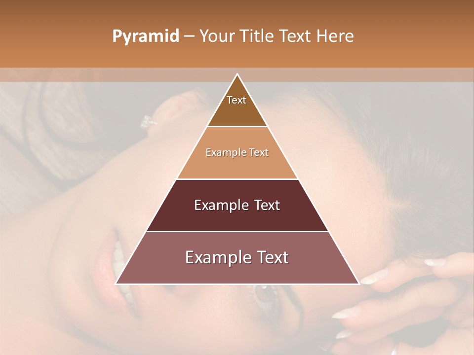 Curly Female Maldives PowerPoint Template