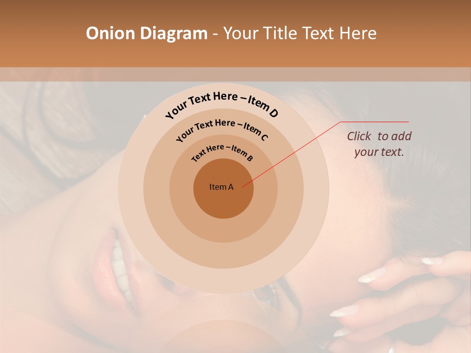 Curly Female Maldives PowerPoint Template