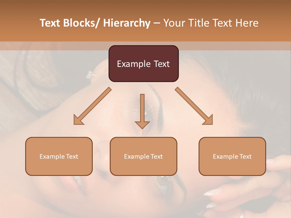 Curly Female Maldives PowerPoint Template