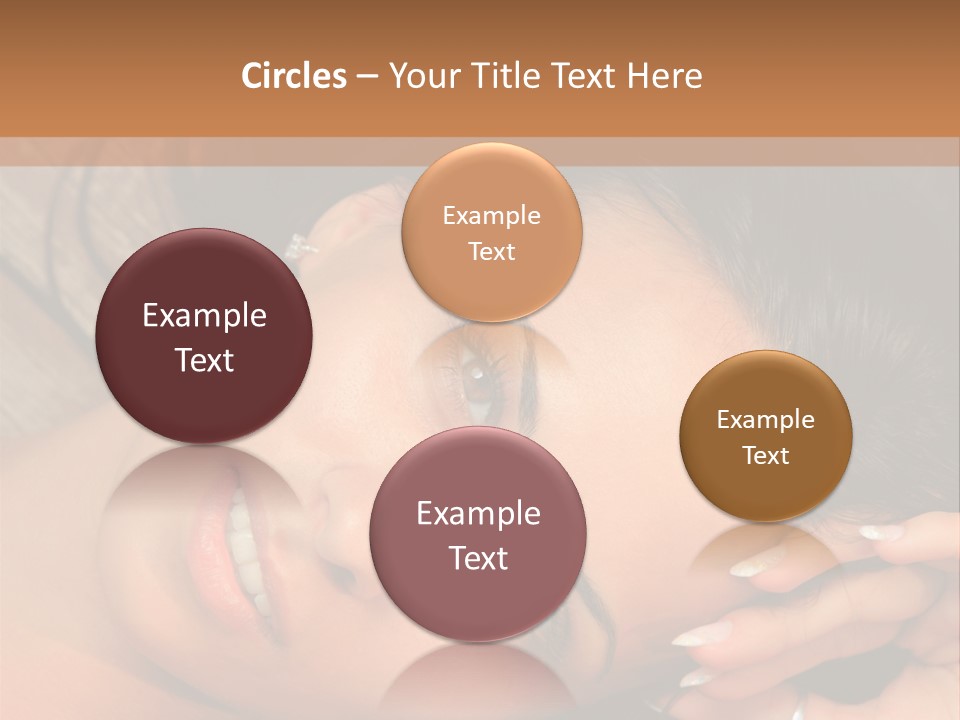 Curly Female Maldives PowerPoint Template