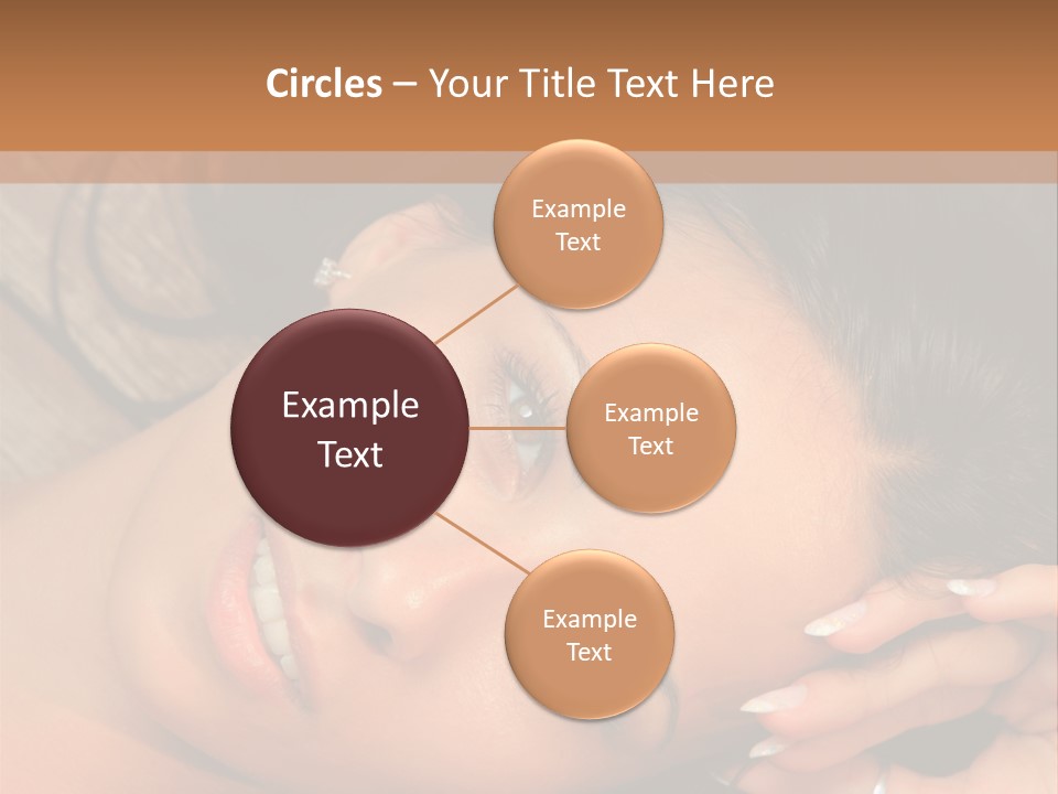 Curly Female Maldives PowerPoint Template