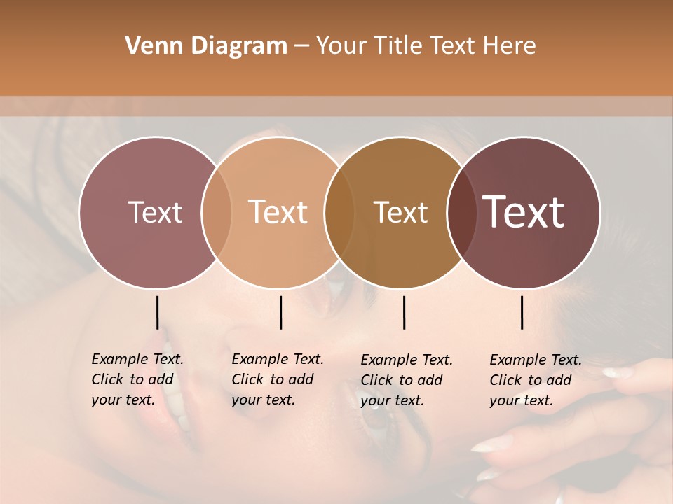 Curly Female Maldives PowerPoint Template