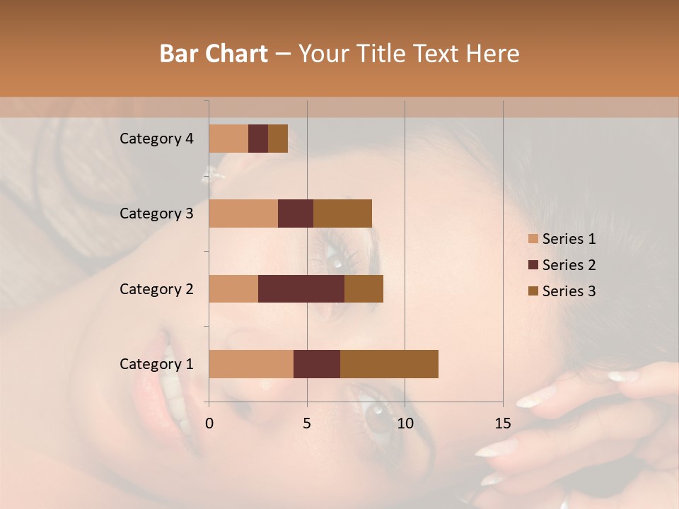 Curly Female Maldives PowerPoint Template