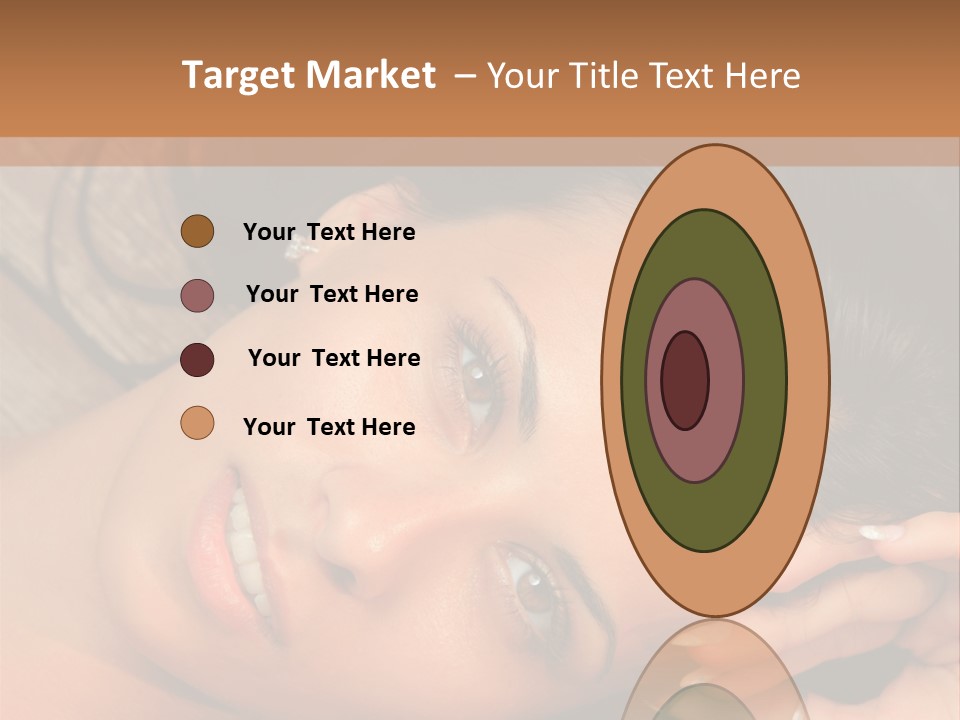 Curly Female Maldives PowerPoint Template