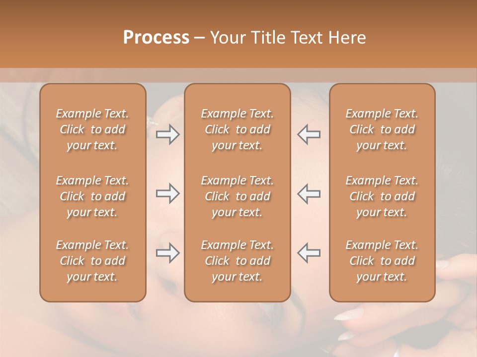 Curly Female Maldives PowerPoint Template