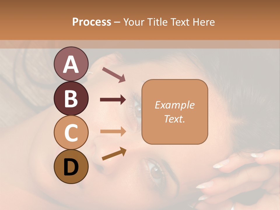 Curly Female Maldives PowerPoint Template