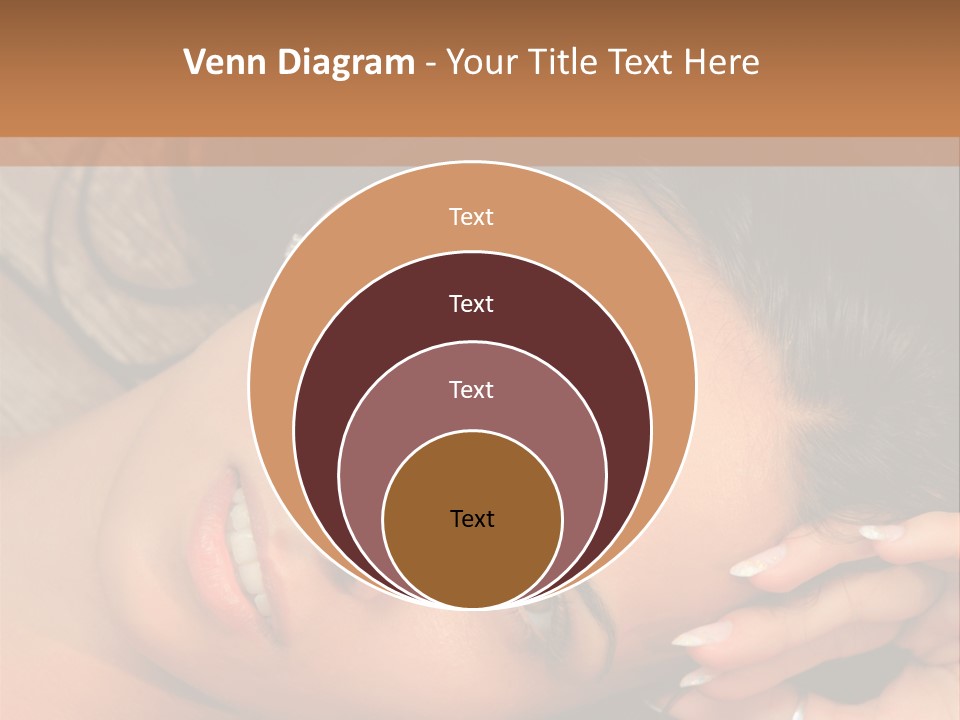 Curly Female Maldives PowerPoint Template