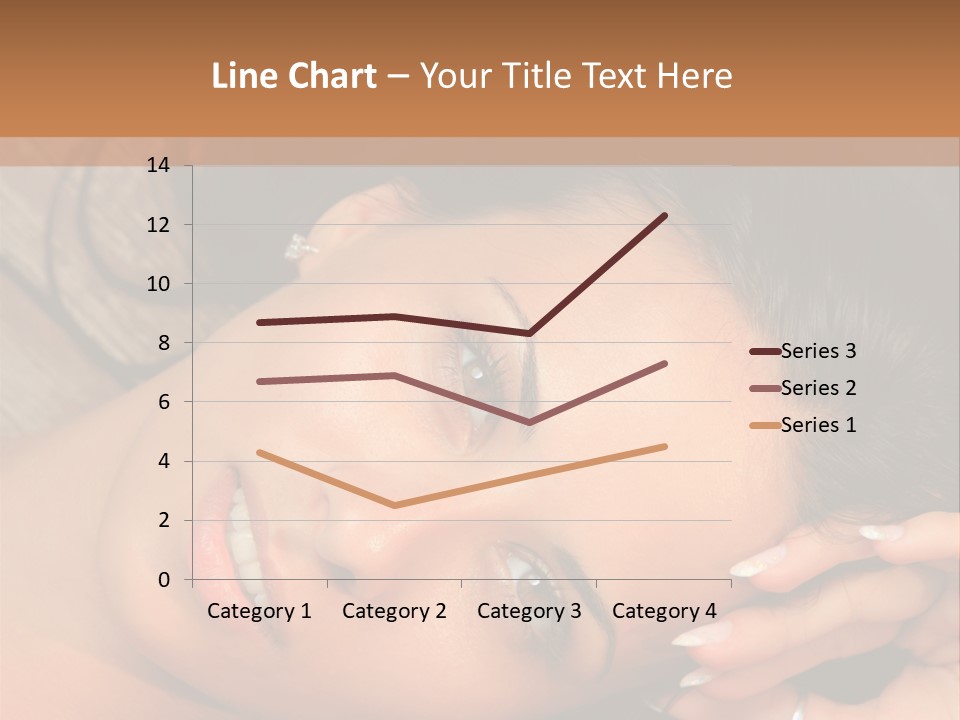 Curly Female Maldives PowerPoint Template