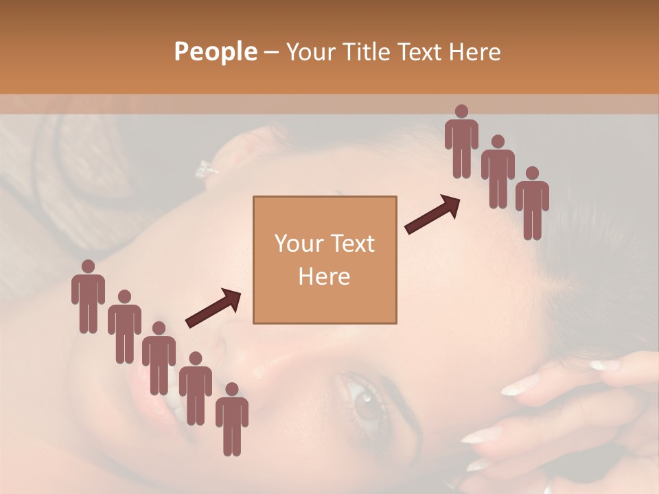 Curly Female Maldives PowerPoint Template