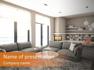 Luxury Stone Architecture PowerPoint Template