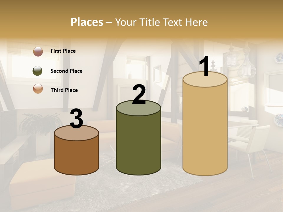 Wood Color Contemporary PowerPoint Template