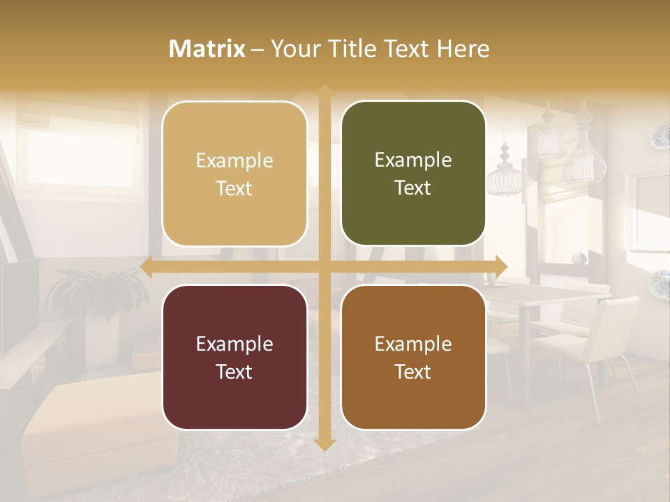 Wood Color Contemporary PowerPoint Template