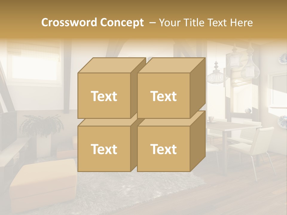 Wood Color Contemporary PowerPoint Template