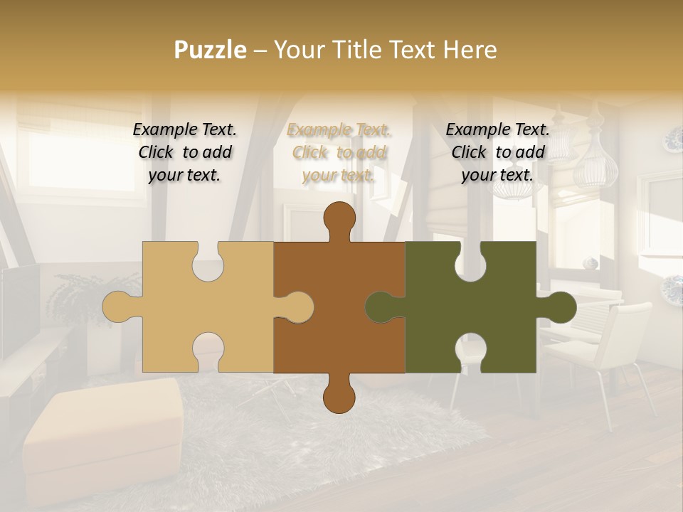 Wood Color Contemporary PowerPoint Template