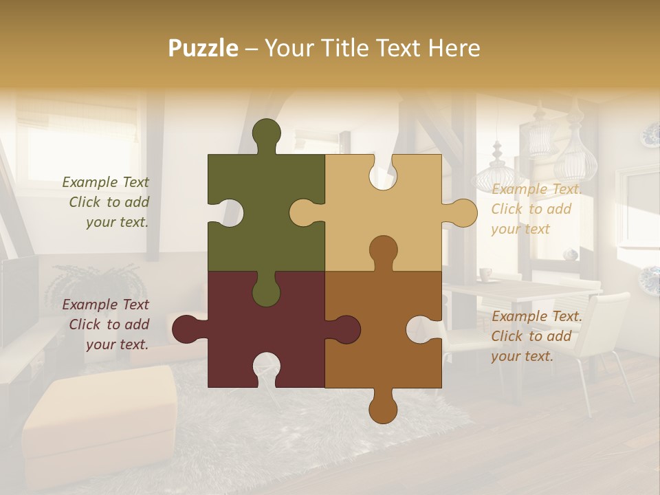 Wood Color Contemporary PowerPoint Template