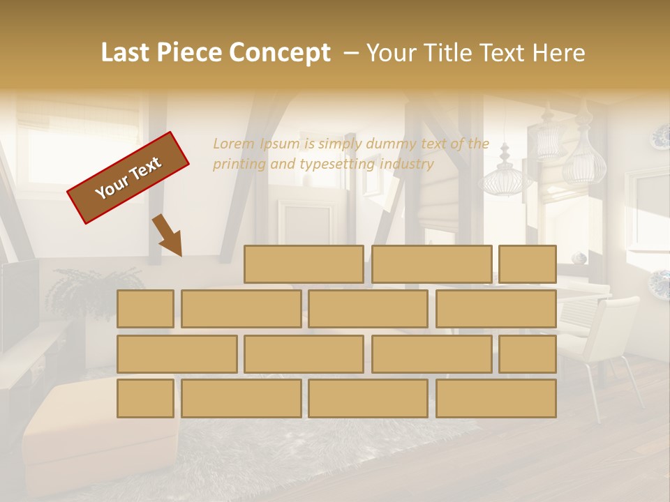 Wood Color Contemporary PowerPoint Template