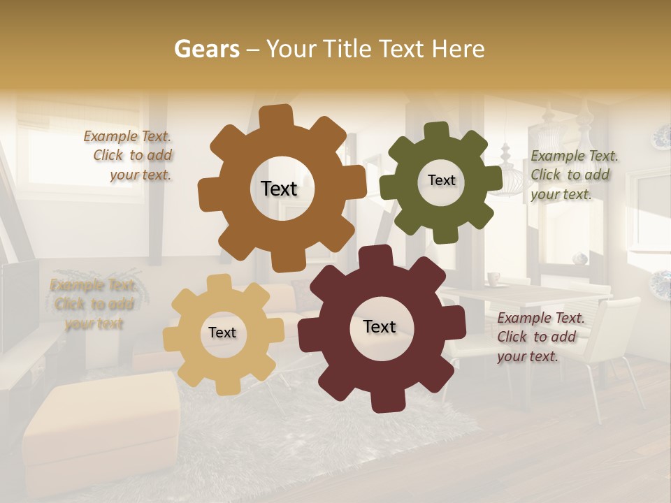 Wood Color Contemporary PowerPoint Template