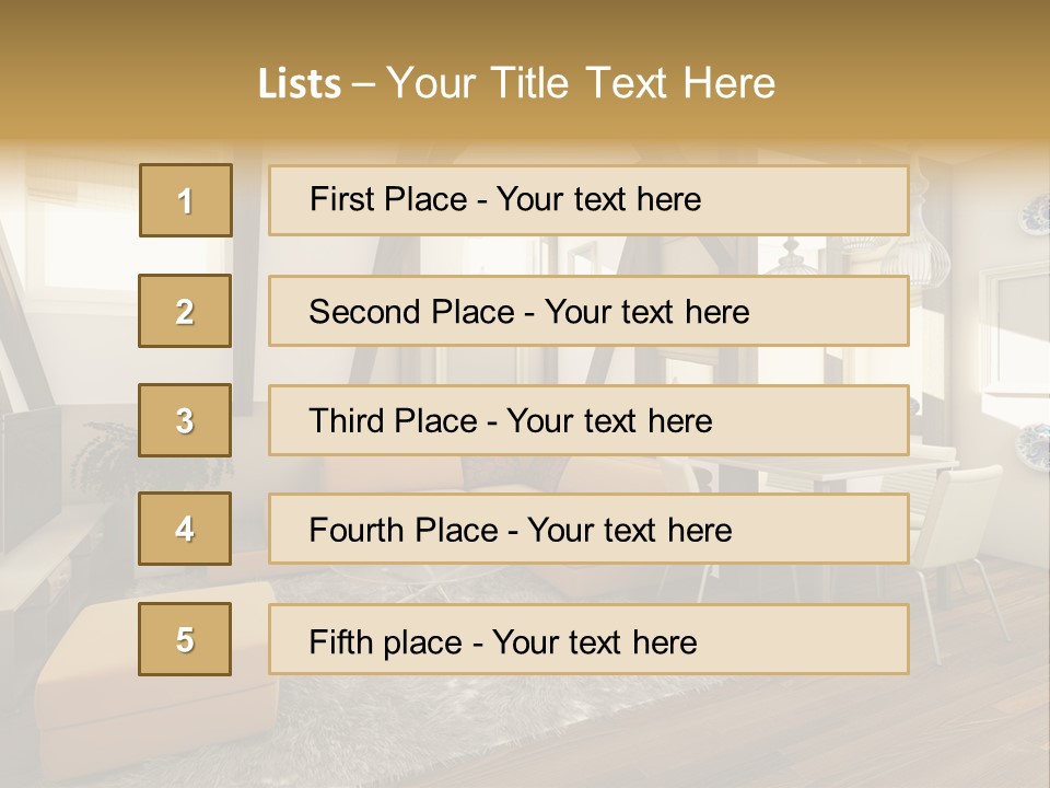 Wood Color Contemporary PowerPoint Template