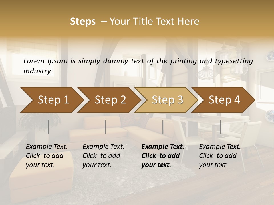 Wood Color Contemporary PowerPoint Template