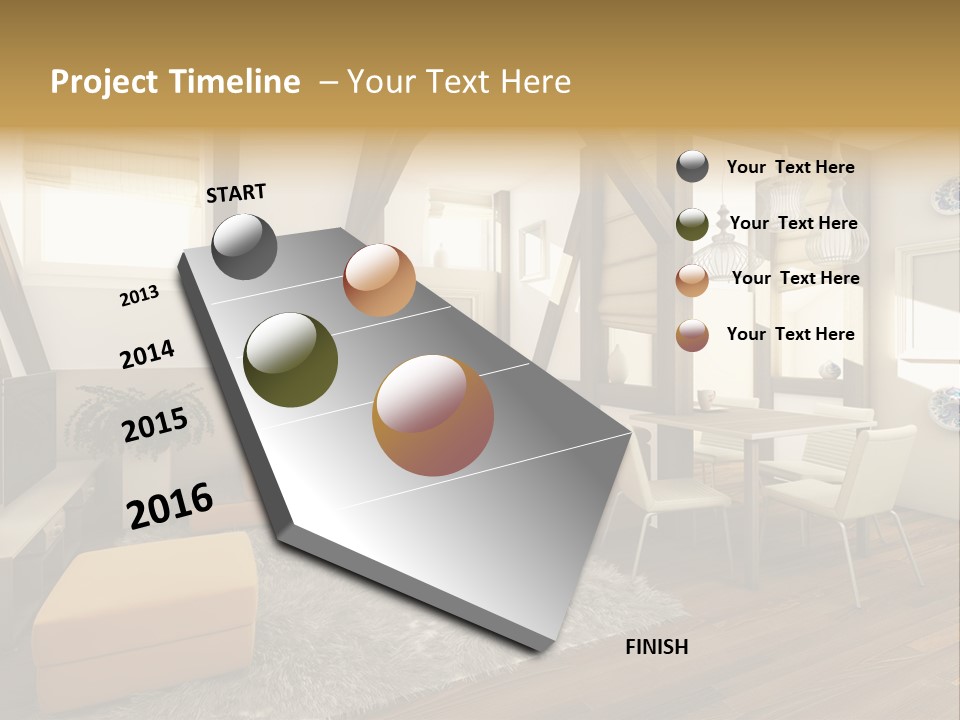 Wood Color Contemporary PowerPoint Template