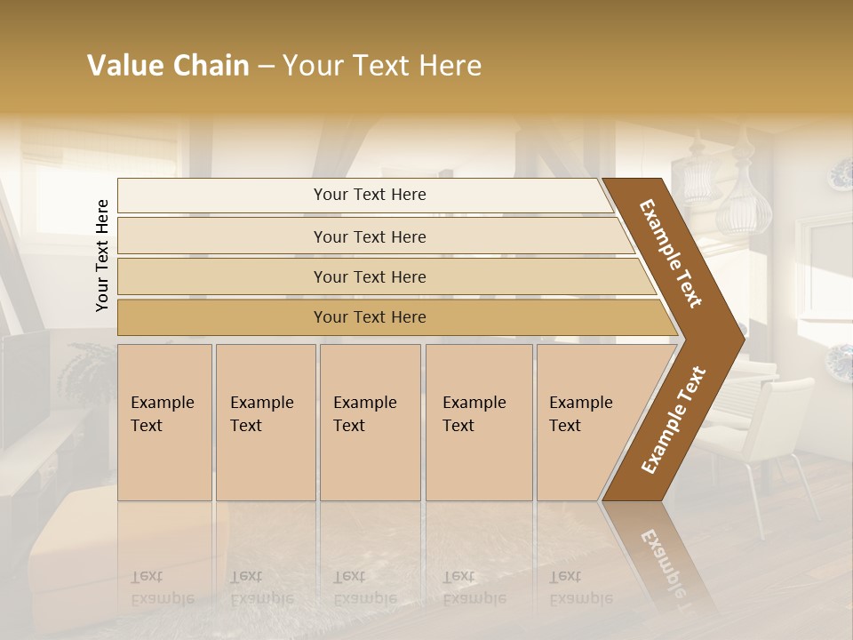 Wood Color Contemporary PowerPoint Template
