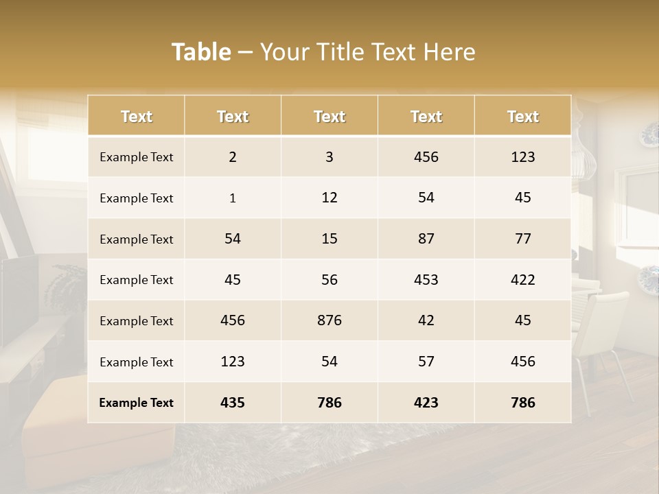 Wood Color Contemporary PowerPoint Template