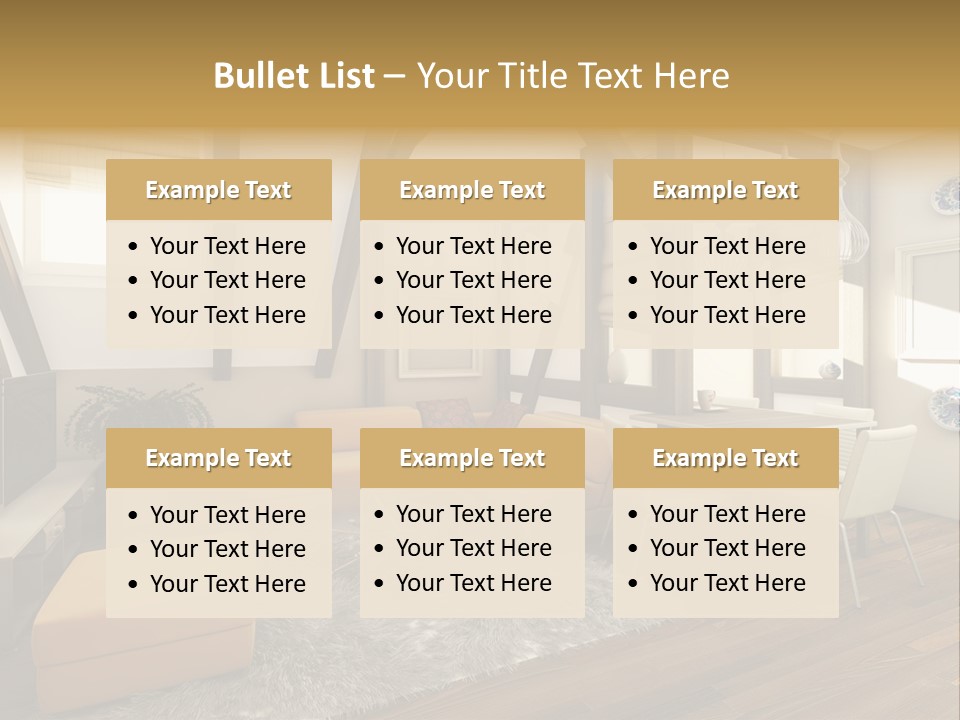 Wood Color Contemporary PowerPoint Template