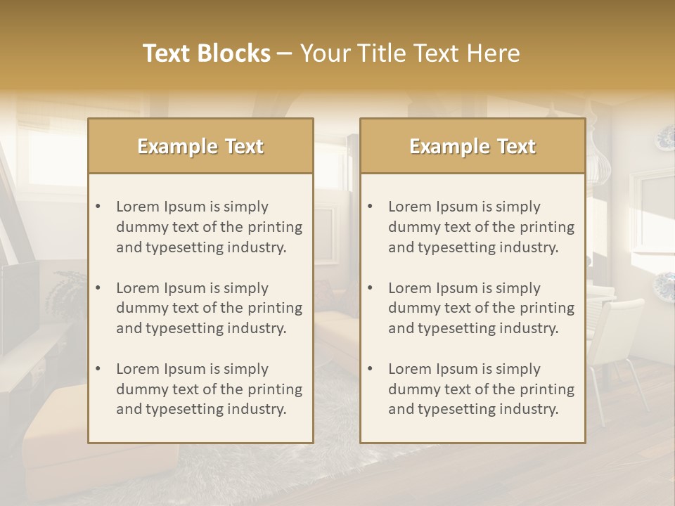Wood Color Contemporary PowerPoint Template