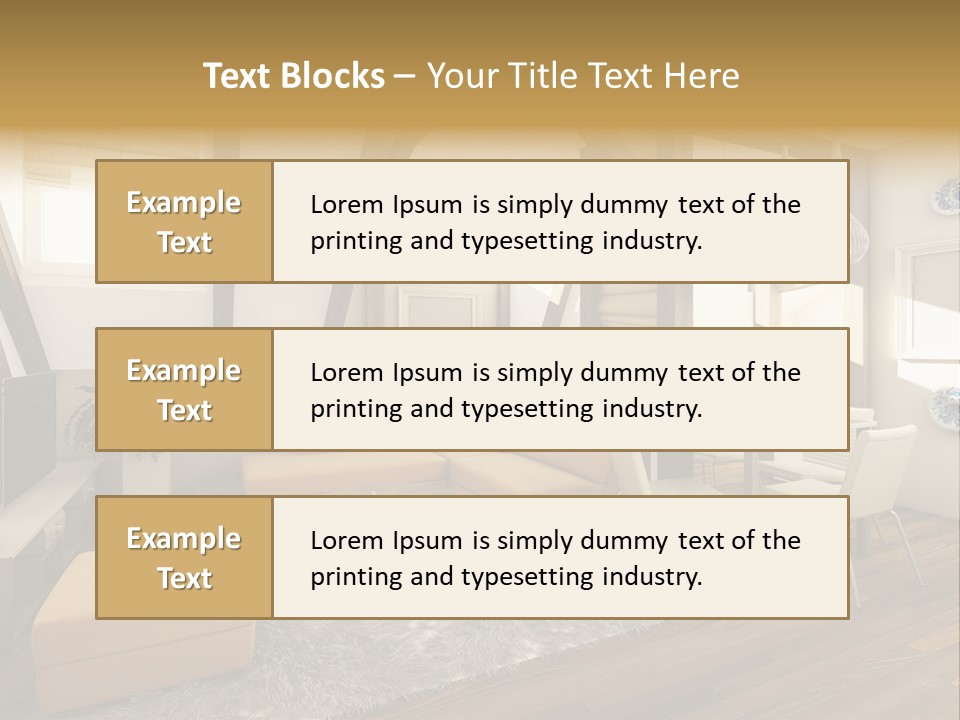 Wood Color Contemporary PowerPoint Template