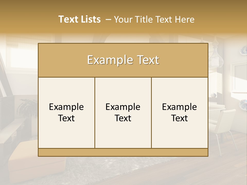 Wood Color Contemporary PowerPoint Template