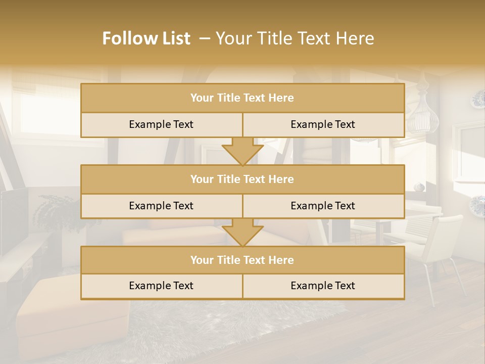 Wood Color Contemporary PowerPoint Template
