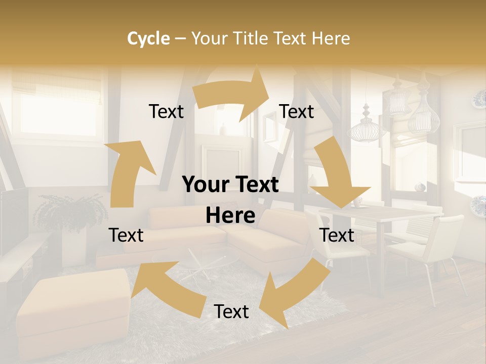 Wood Color Contemporary PowerPoint Template
