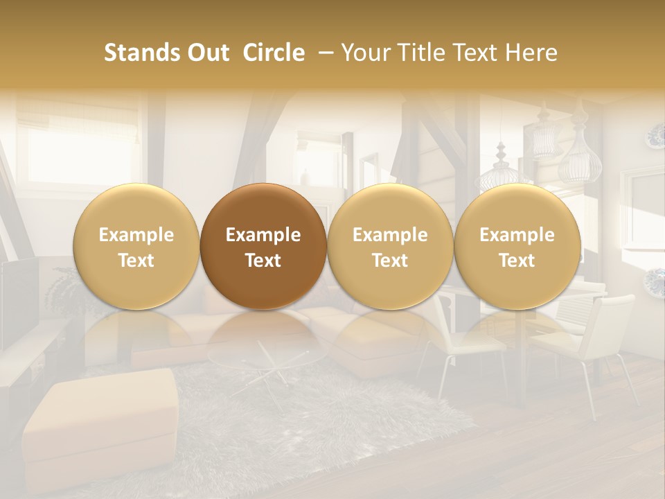 Wood Color Contemporary PowerPoint Template